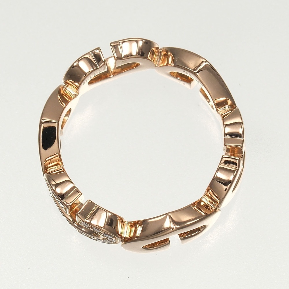CARTIER 18k Gold Diamond Heart Ring - Picture 9 of 11